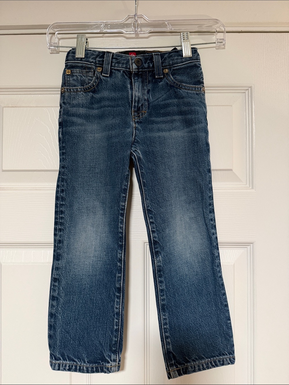 Quiksilver Boys Blue Faded Straight Jeans